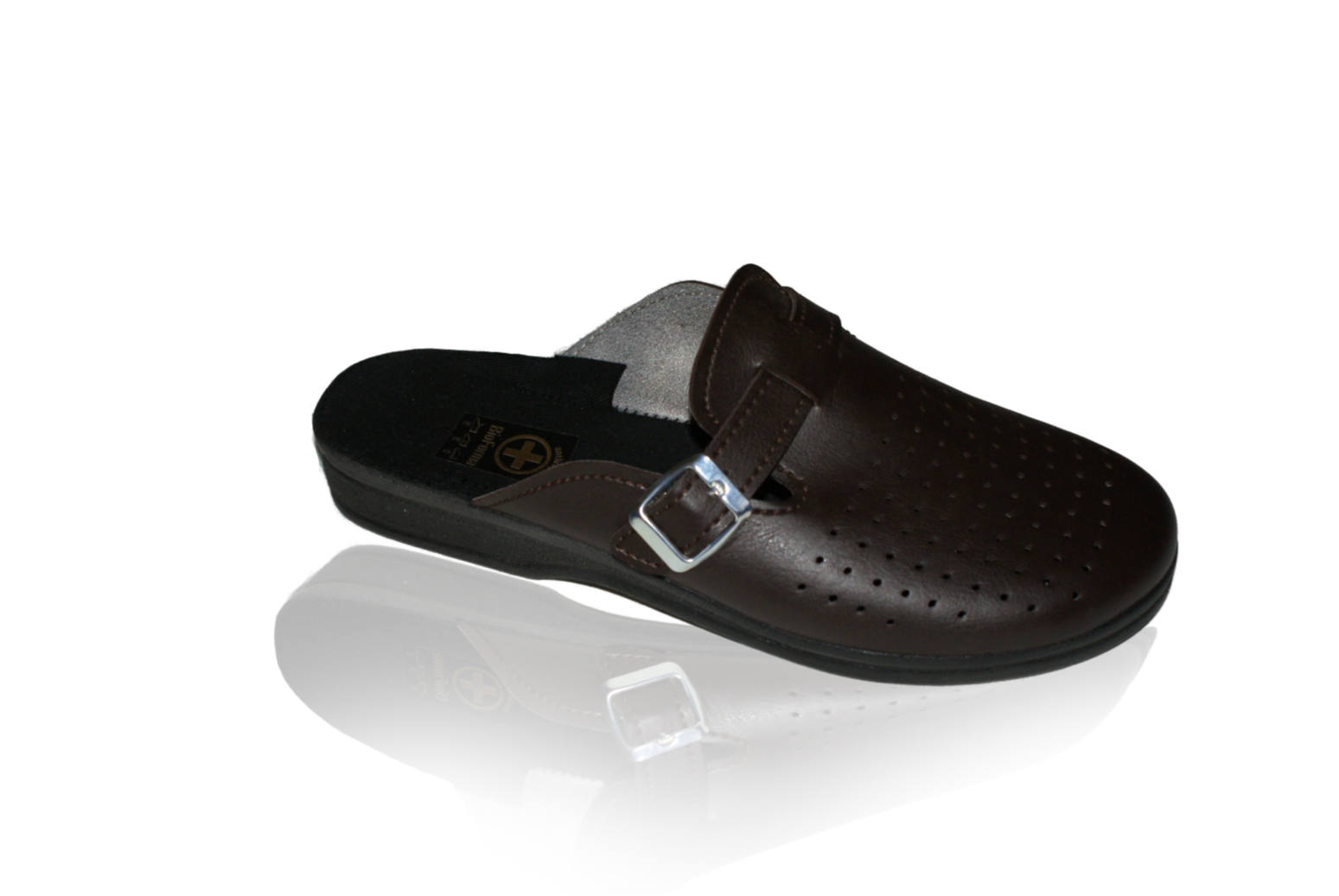 Klapek męski brąz 001